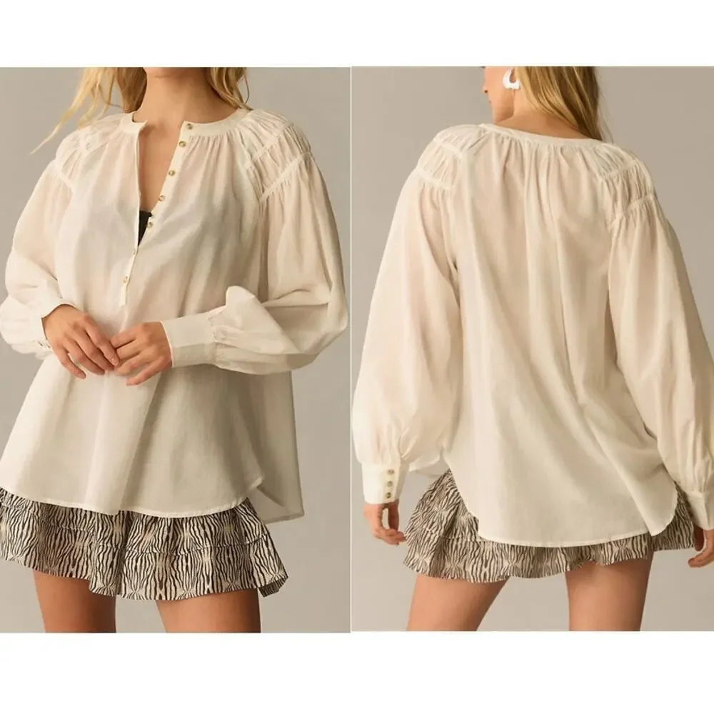 Pilcro anthropologie white
